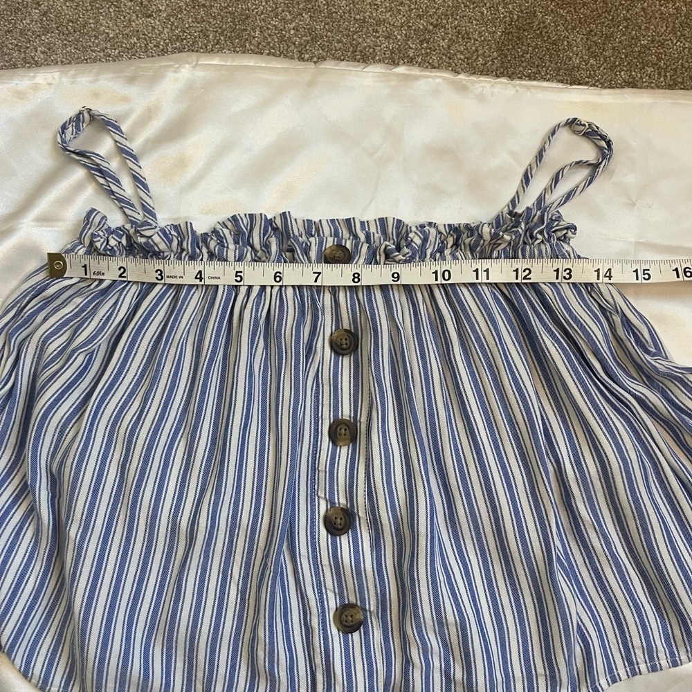 American Eagle Crop Adjustable Spaghetti Strap, D… - image 6